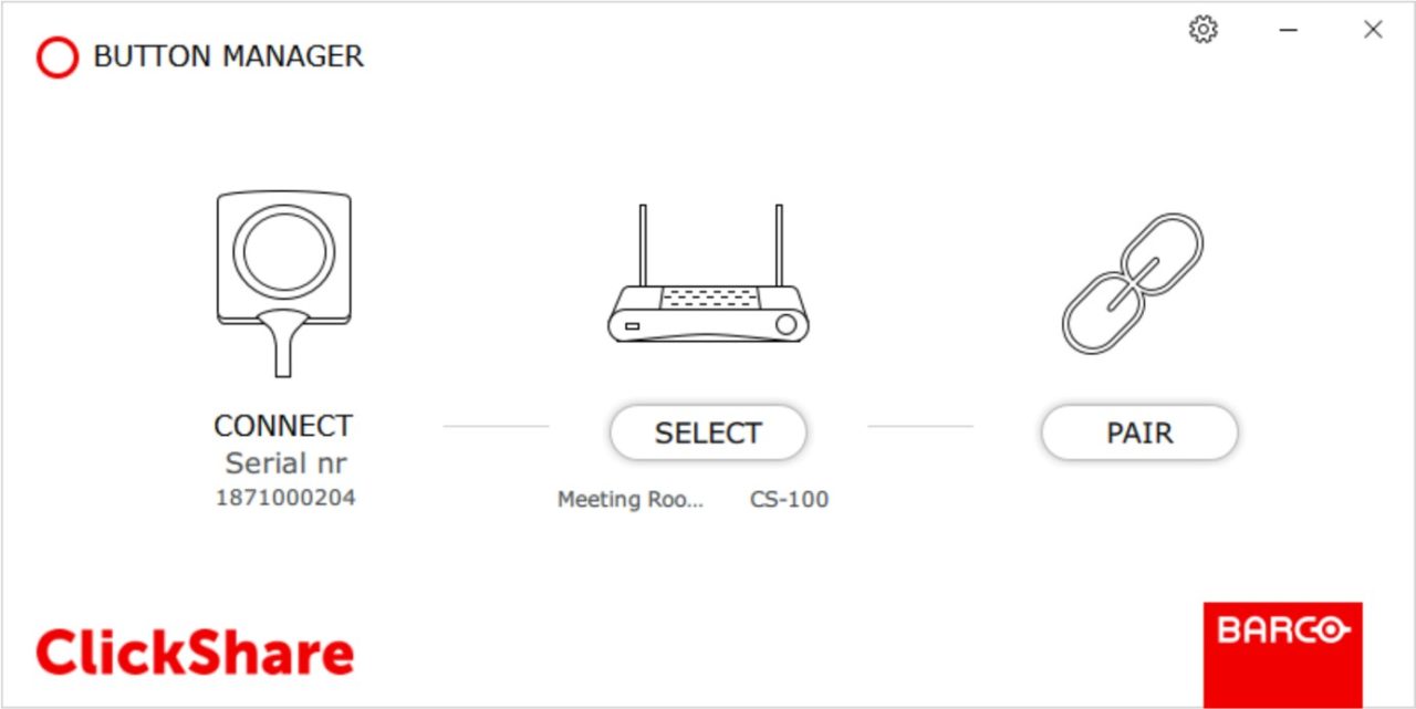 Pairing der ClickShare Buttons Cotive GmbH