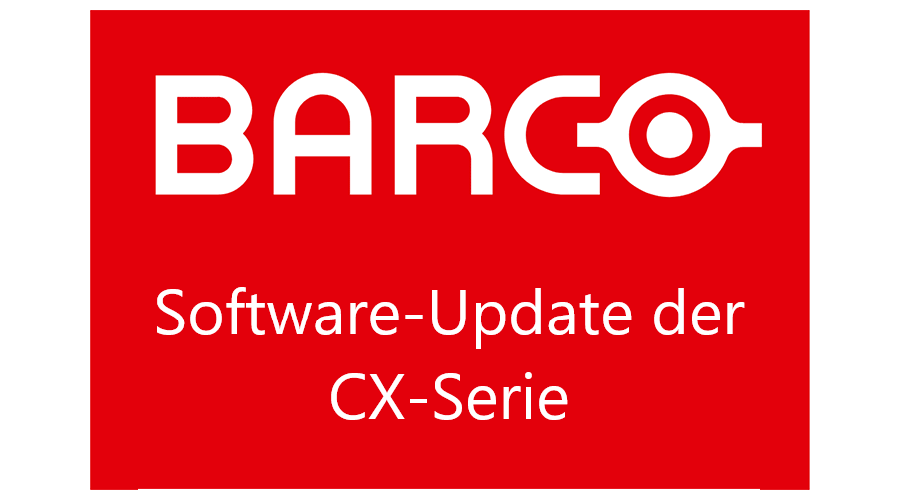 Barco CX Software-Update