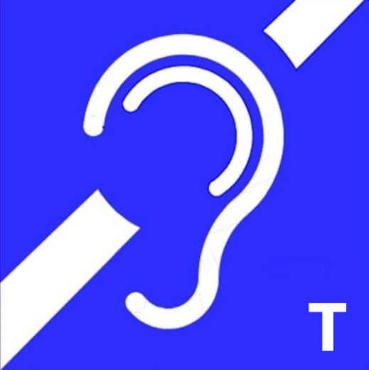Hinweis-auf-induk(T)iver-Höranlage
